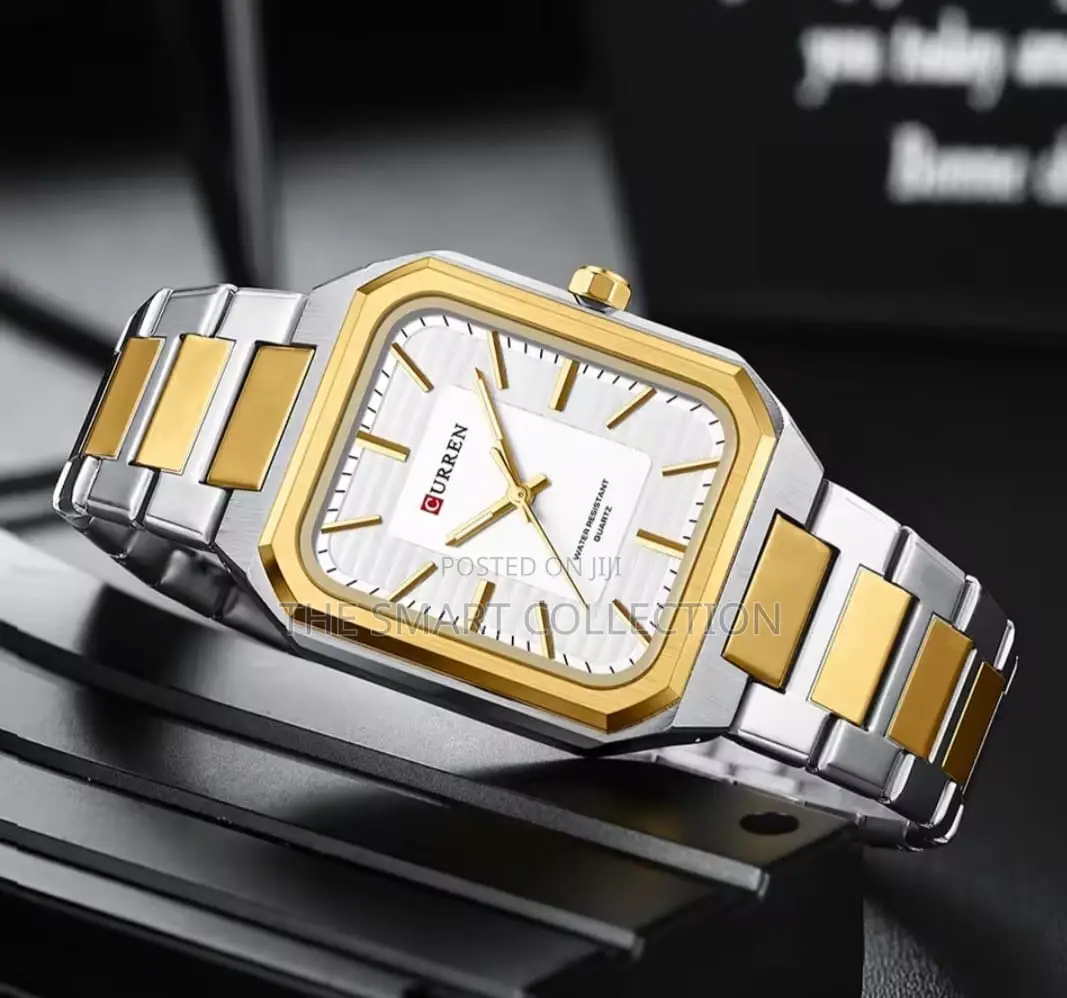 Curren Watch Silver and Gold