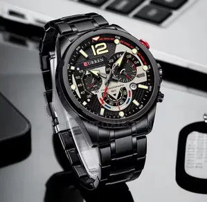 Curren Watch Full Black