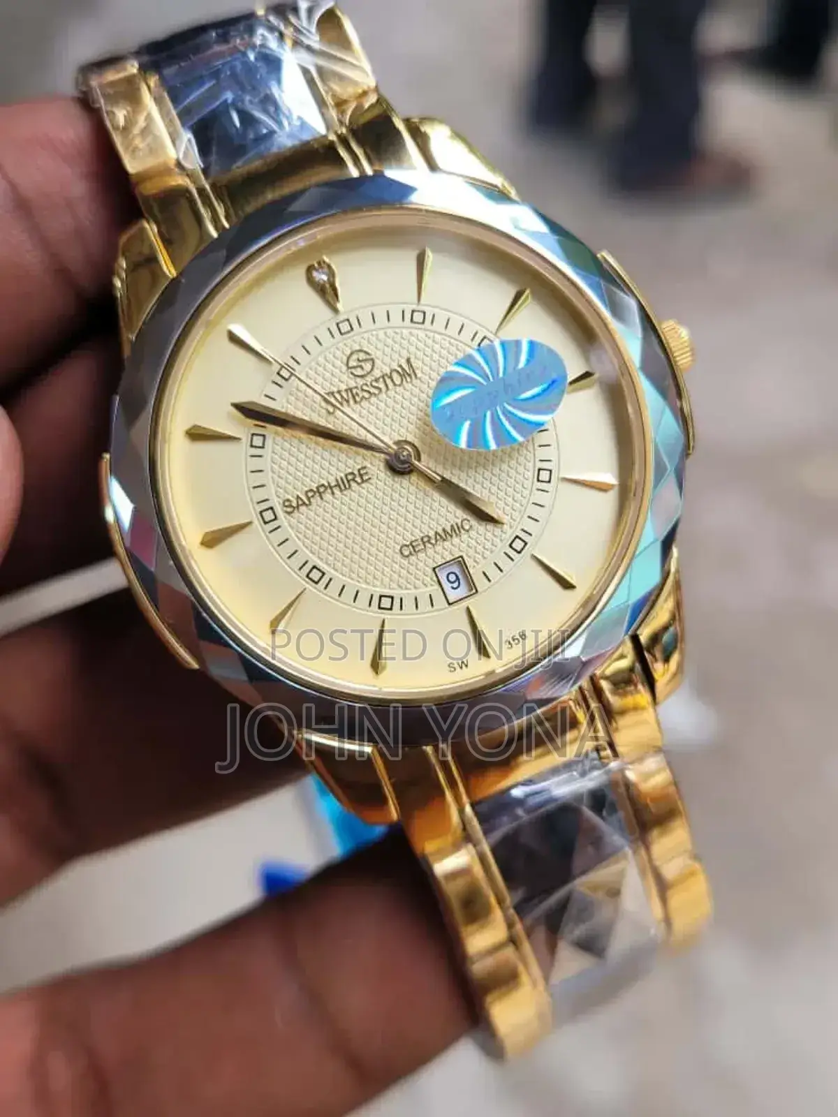 Swesstom 356 Watch With a Sapphire and Ceramic Face.