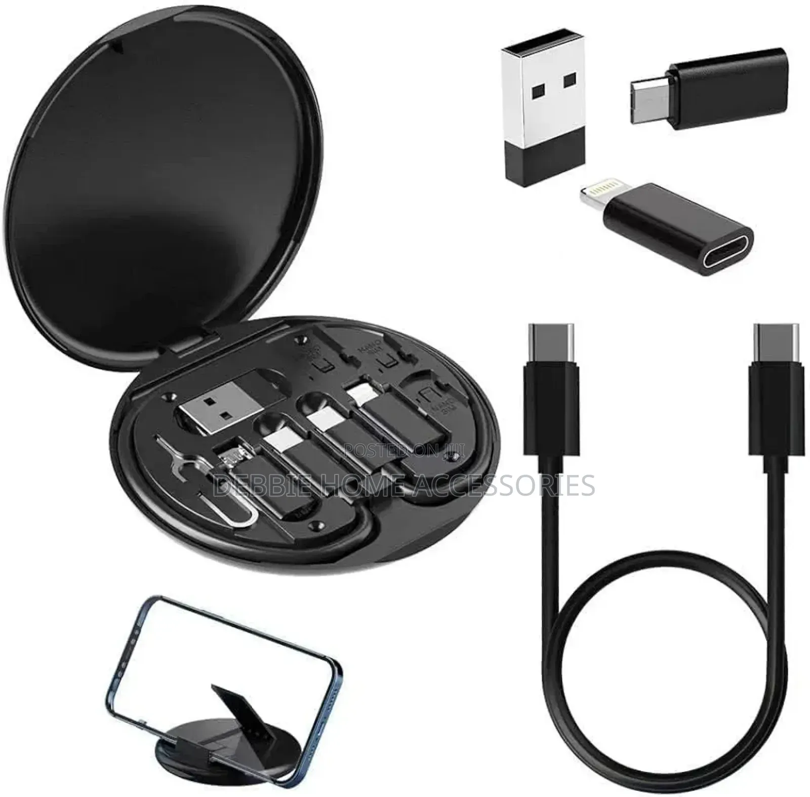 Mini Multi-Functional Fast Charging Data Cable Set