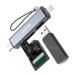 Green Lion 3 in 1 Card Reader Usb C Lightning 480mbps 2tb Multi Device