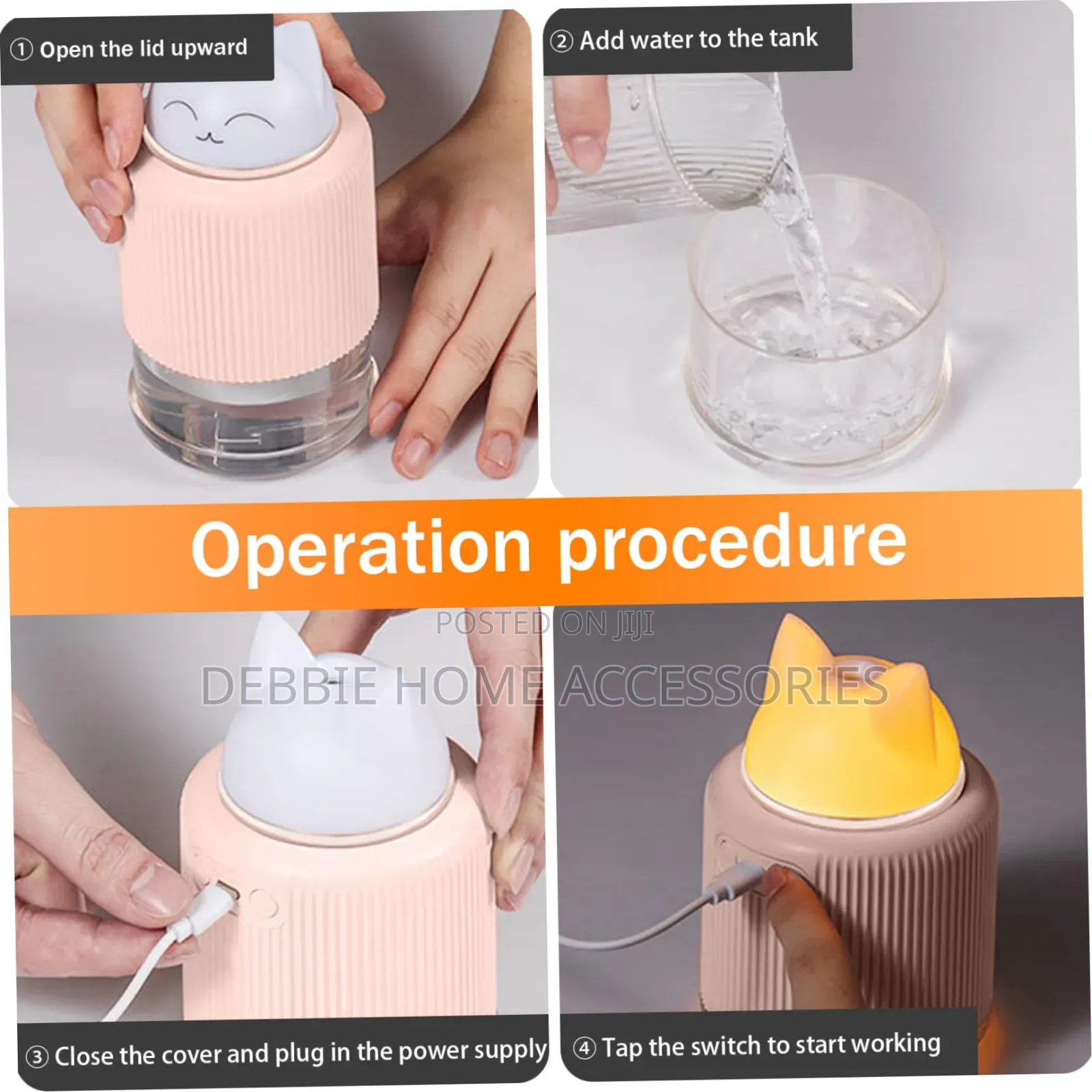 Mini Humidifier/(Cute Cat Shape Humidifier)