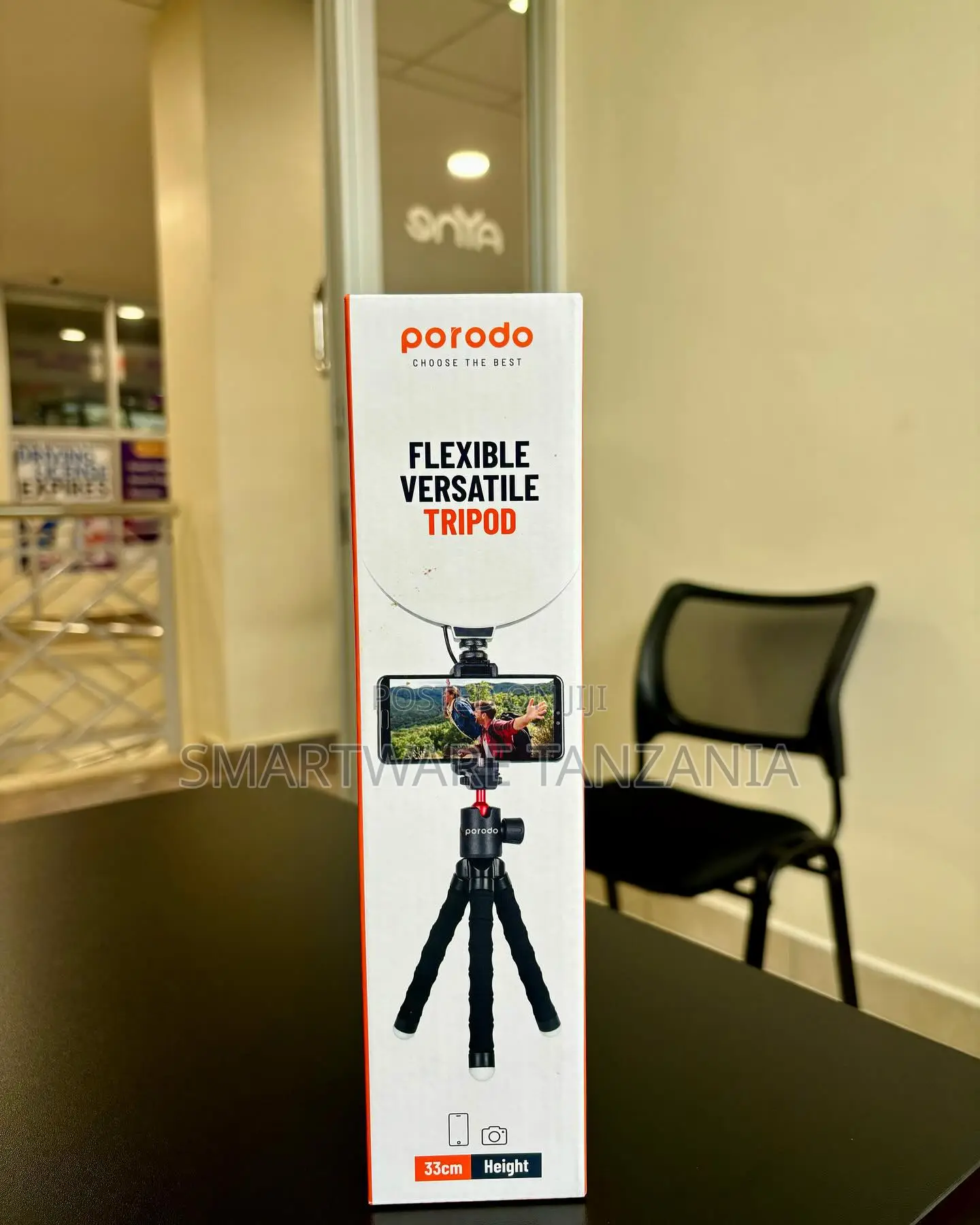 Porodo Flexible Versatile Tripod 33cm Height Phone Camera Universal