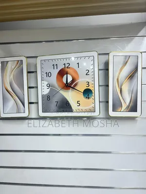 3 PCS Square Clock