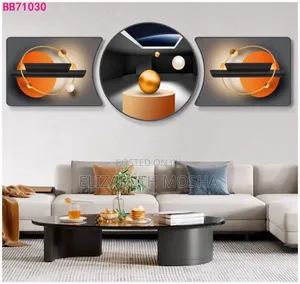 3pcs Geometric Triptych Combination
