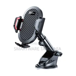 Porodo Abs+Silicone 360 Degree Rotatable Universal Car Mount - Black
