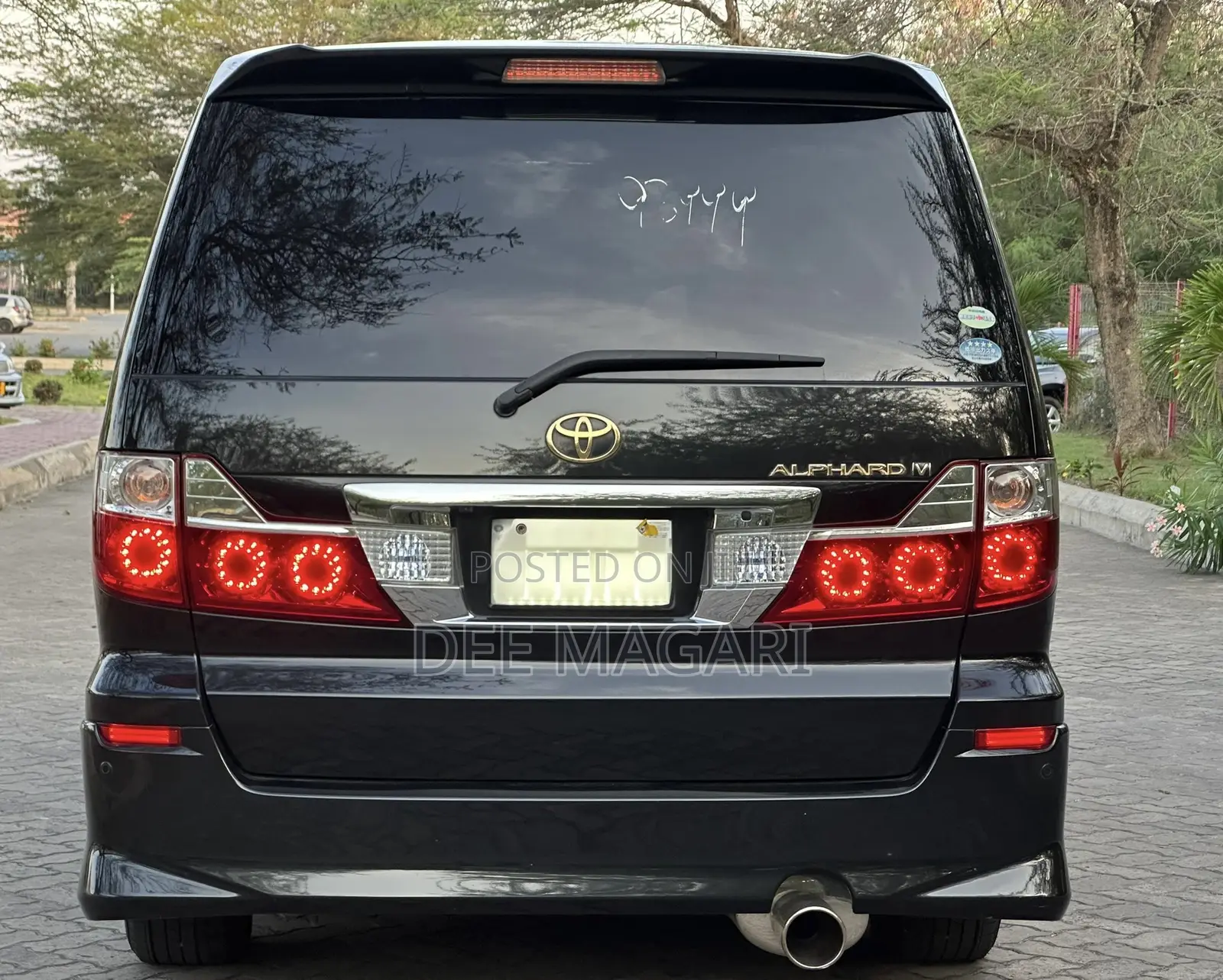 Toyota Alphard 2008 Black
