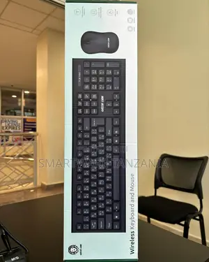 Wireless Keyboard and Mouse Combo Set Full Size Computer Desktop