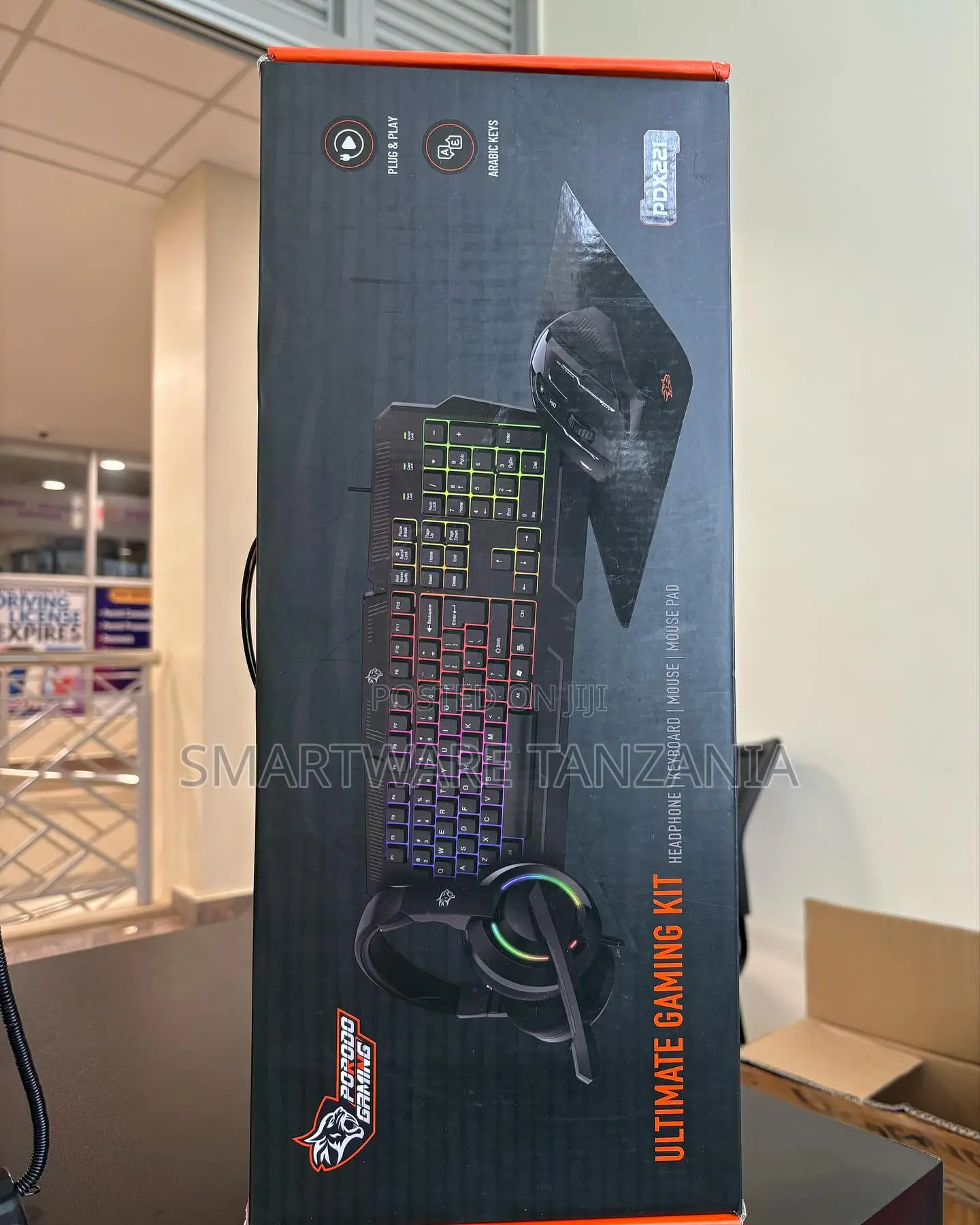 Ultimate Gaming Kit RGB Keyboard Mouse Headphone Mousepad Combo