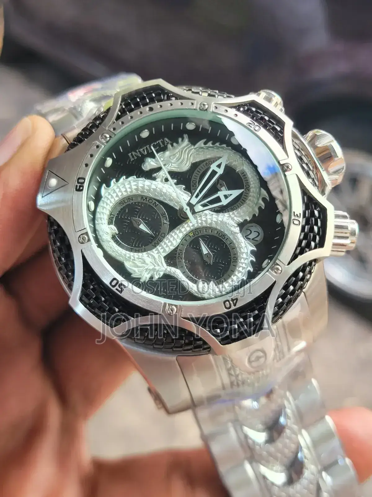 Invicta Reserve Venom 31510 Men's Watch and a Dragon on the Dial