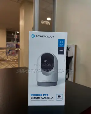 Powerology Indoor PTZ Smart Camera 3mp Two-Way Audio Night Vision