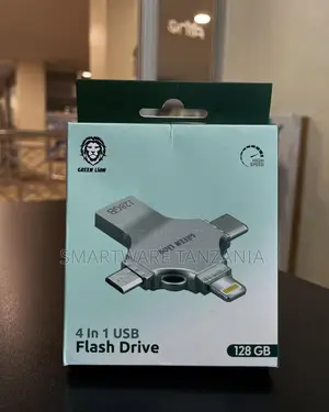Green Lion 4-in-1 Usb Flash Drive 128gb Lightning Type-C Micro Usb