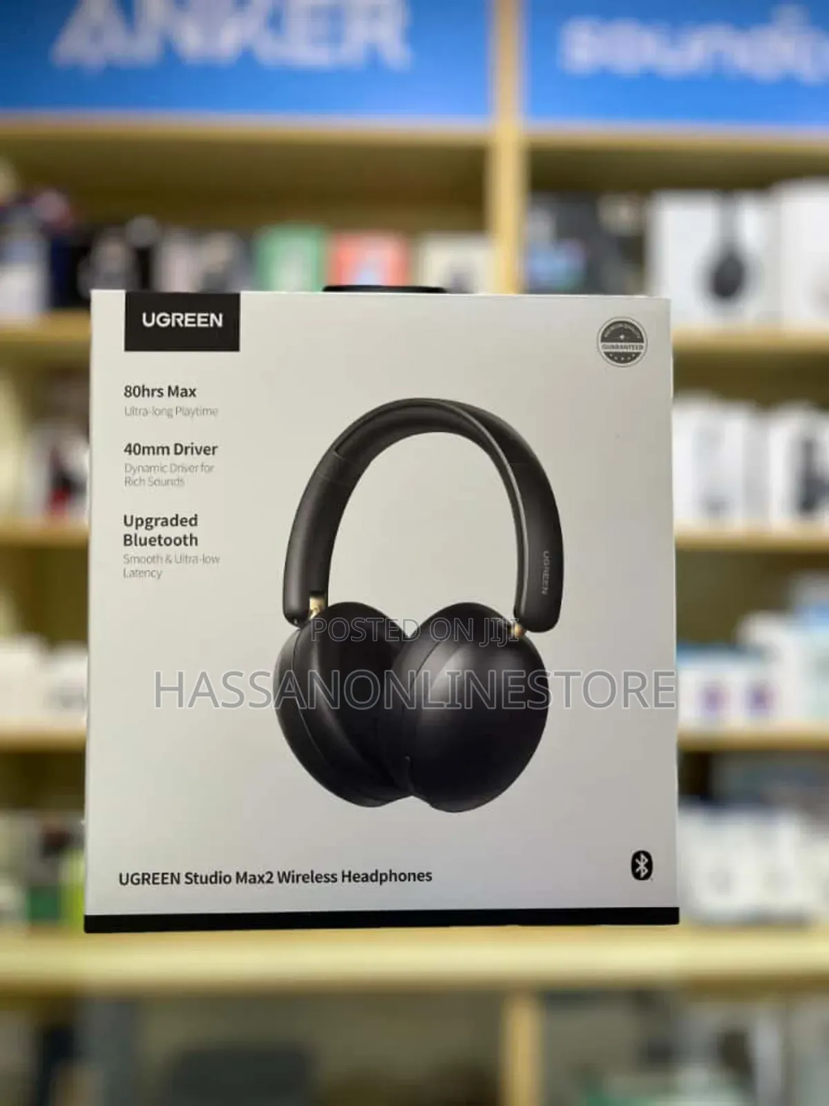 Ugreen Hitune Studio Max2 Over-Ear Wireless Headphone - Black