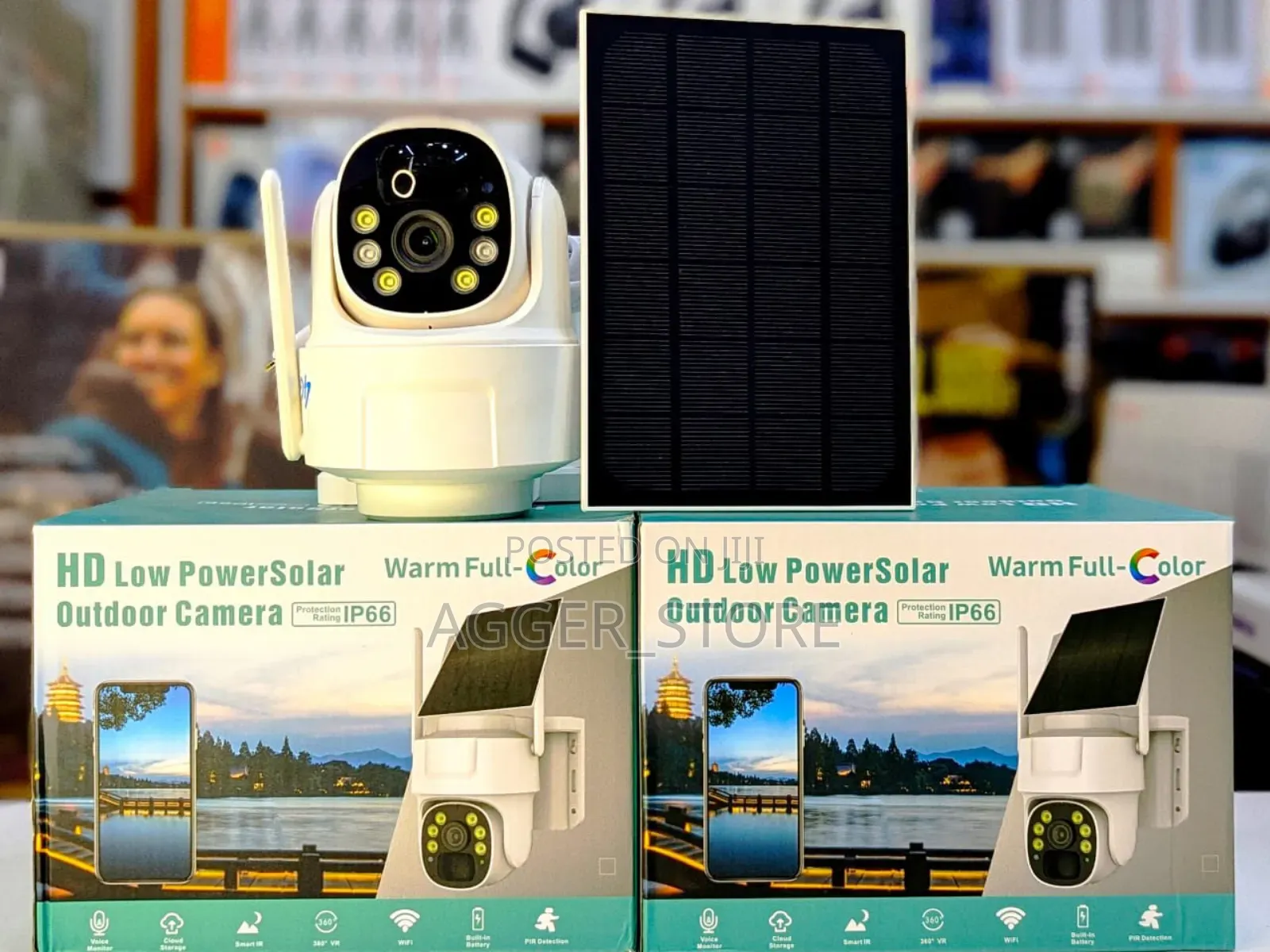  Solar Wifi CCTV Camera * Single Camera