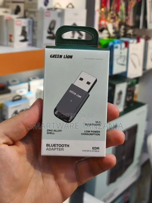 Green Lion Bluetooth V5 Adapter With Zinc Alloy Shell and Edr