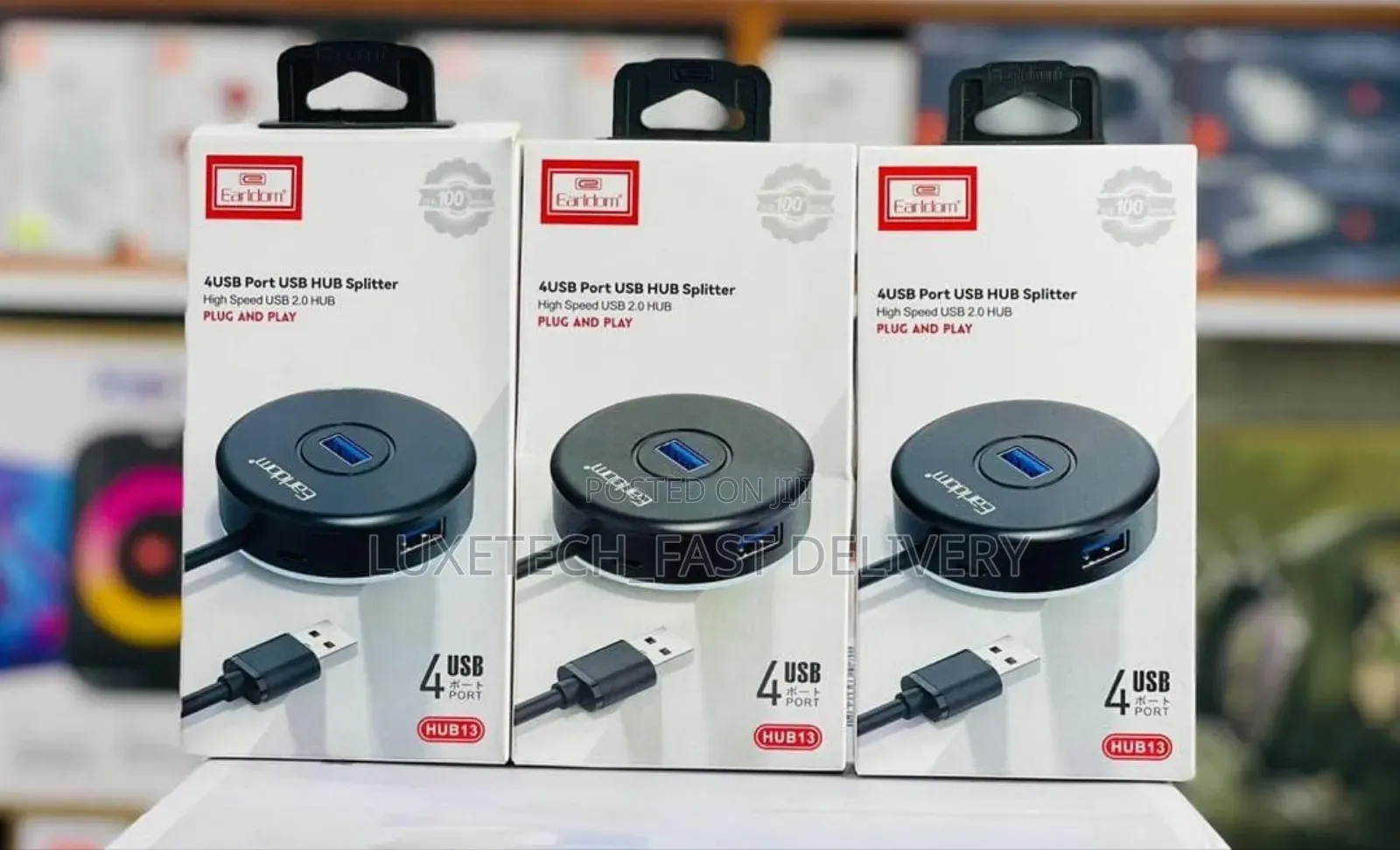 Earldom 4 in 1 Usb Hub Et-Hub13
