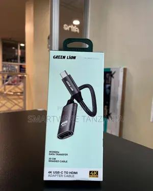 Green Lion Usb-C to Hdmi Adapter Cable 60hz 20cm Braided Wire