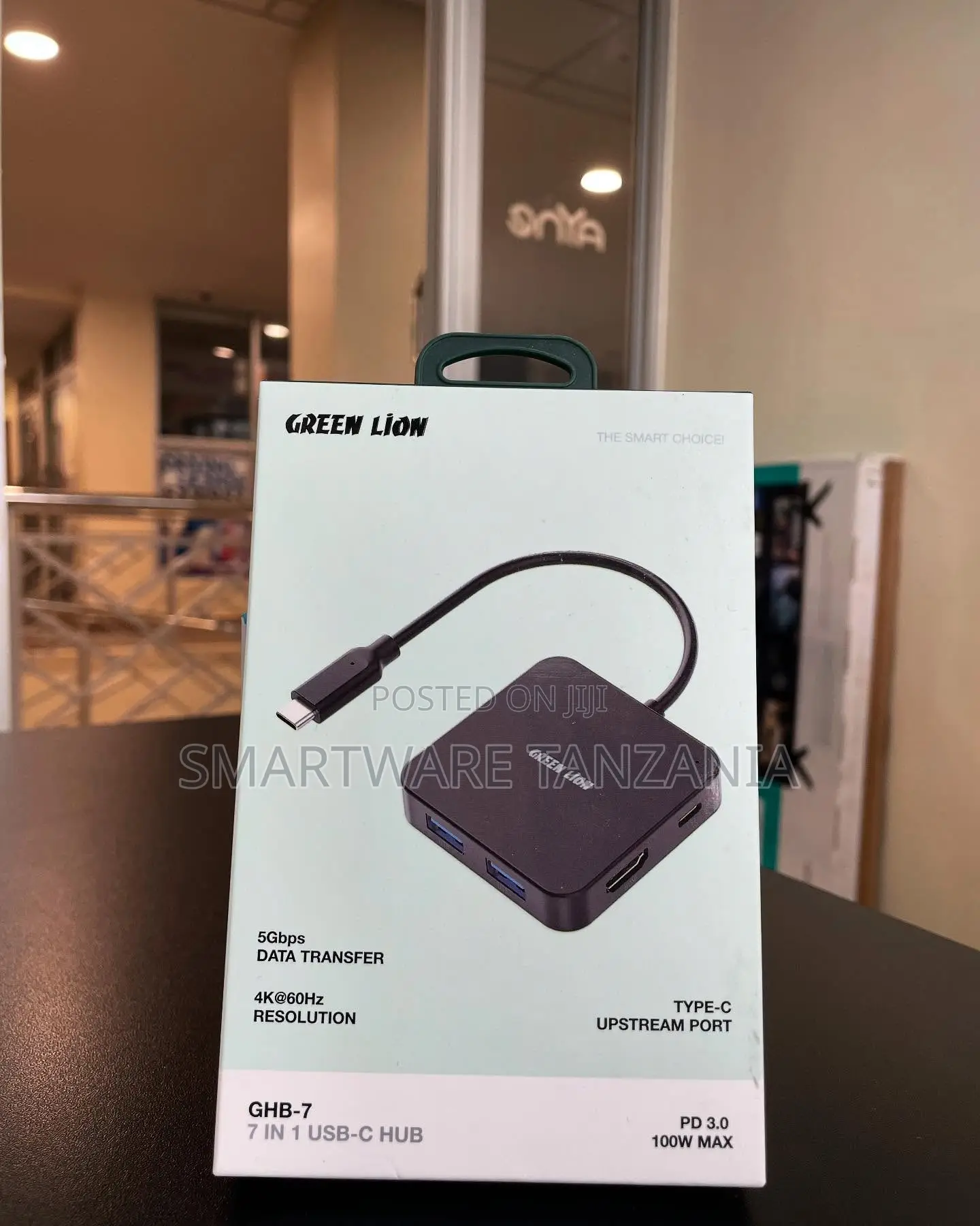 Green Lion 7-in-1 Usb-C Hub 5gbps Hdmi Pd 100w Multiport