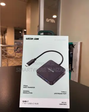 Green Lion 7-in-1 Usb-C Hub 5gbps Hdmi Pd 100w Multiport
