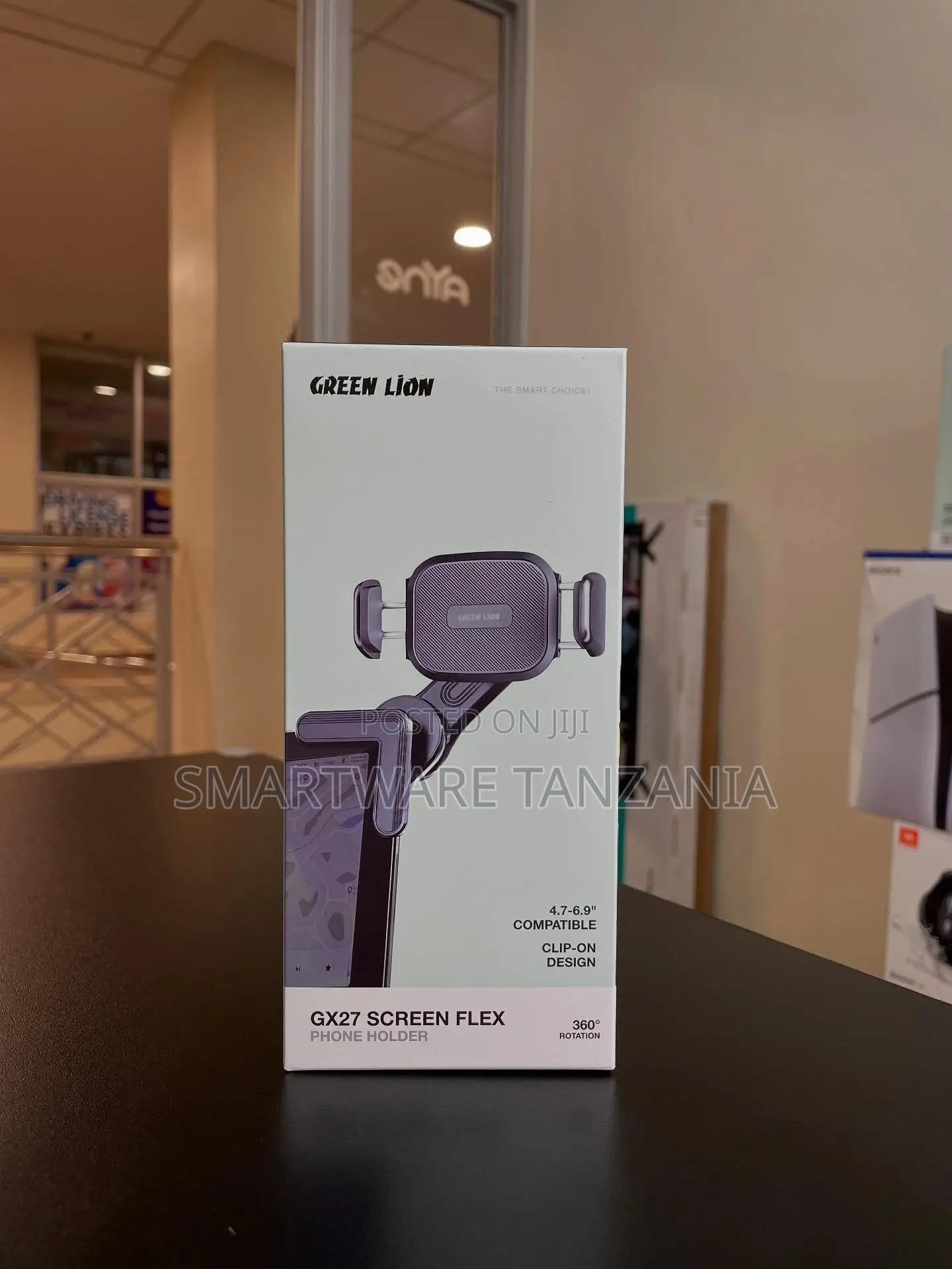 Green Lion Screen Flex Phone Holder 360 Rotation Clip-on 4.7-6.9
