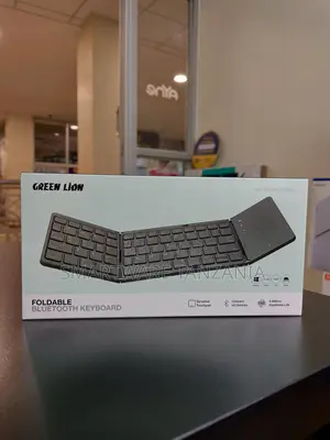 Green Lion Foldable Bluetooth Keyboard Touchpad 3-device 5m Life