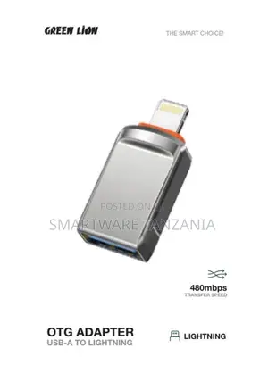 Green Lion Usb-a to Lightning Otg Adapter 480mbps Fast Transfer