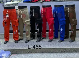 Oversize Men's Wide Leg Pants Plus Size Trousers for All Seasons