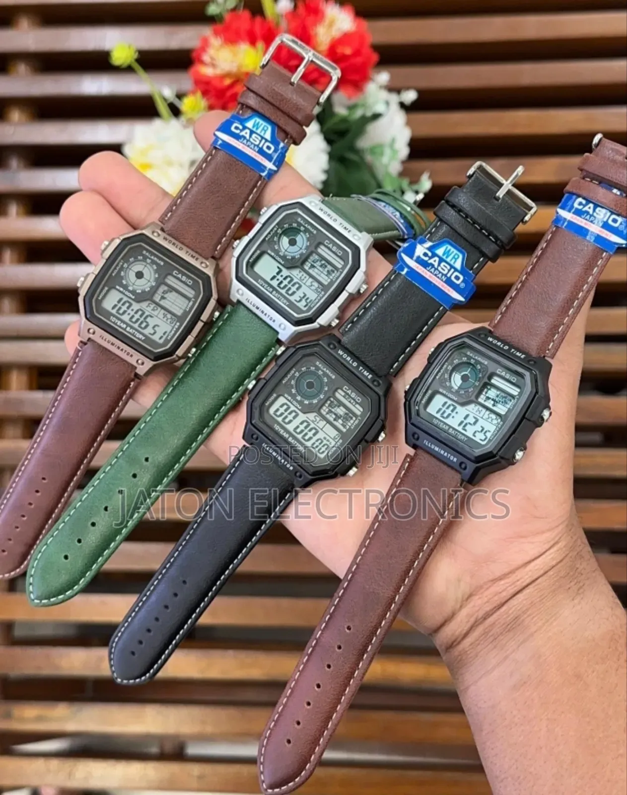 Casio Watches Leather Straps