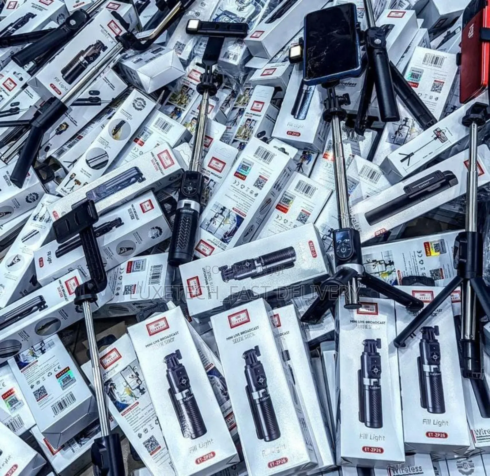 Earldom Et-Zp26 Mini Live Broadcast Selfie Stick With Fill Light