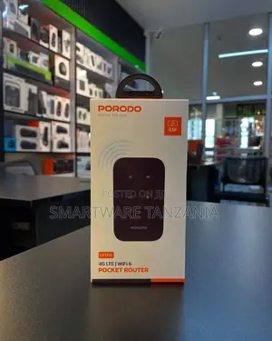 Porodo Lfs132 4g Lte Wifi 6 Pocket Router 8.5h Battery Portable
