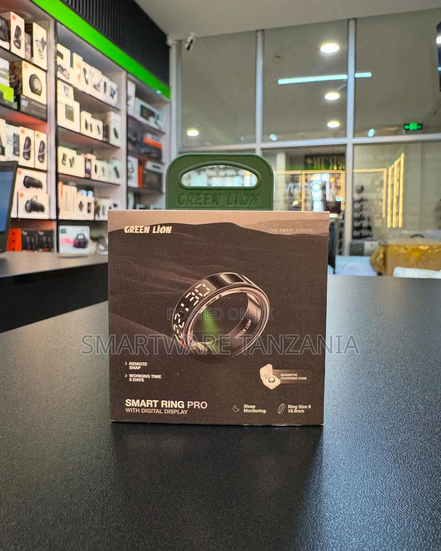 Green Lion Smart Ring Pro Digital Display Sleep Monitor Size 9 5day