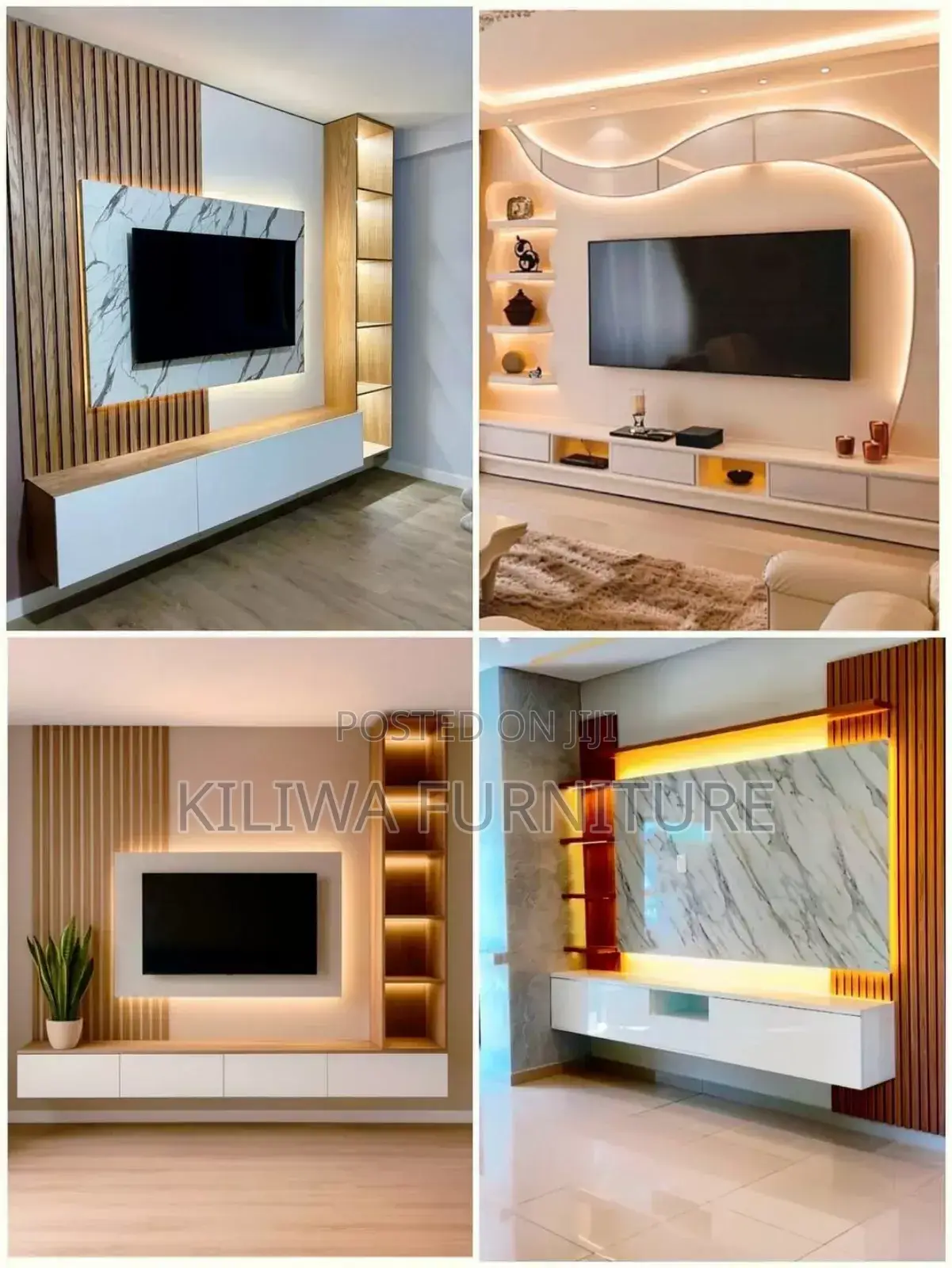 Tv Showcase and Walls Panel Unit