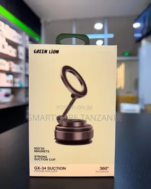 Green Lion Gx-34 Suction Phone Holder N52x20 Magnets 360 Rotation