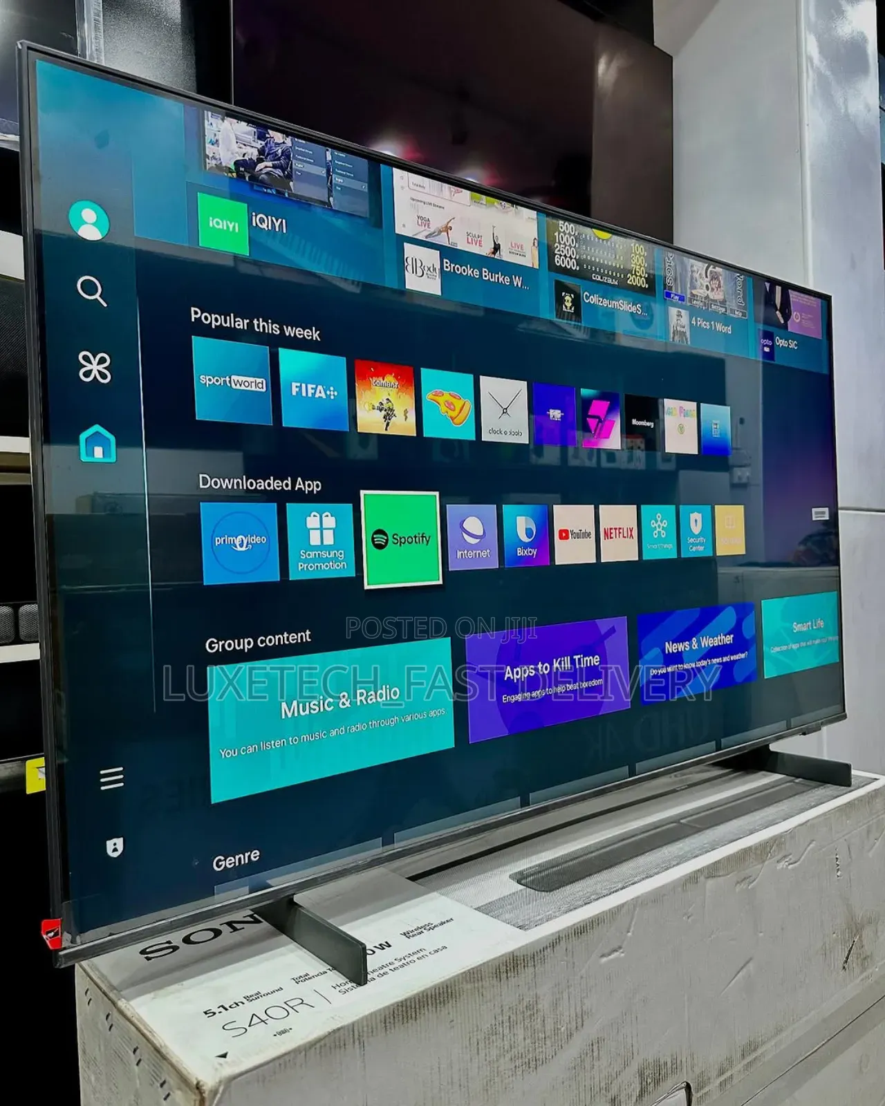 Samsung 55" Crystal Uhd Du8000 Smart Television