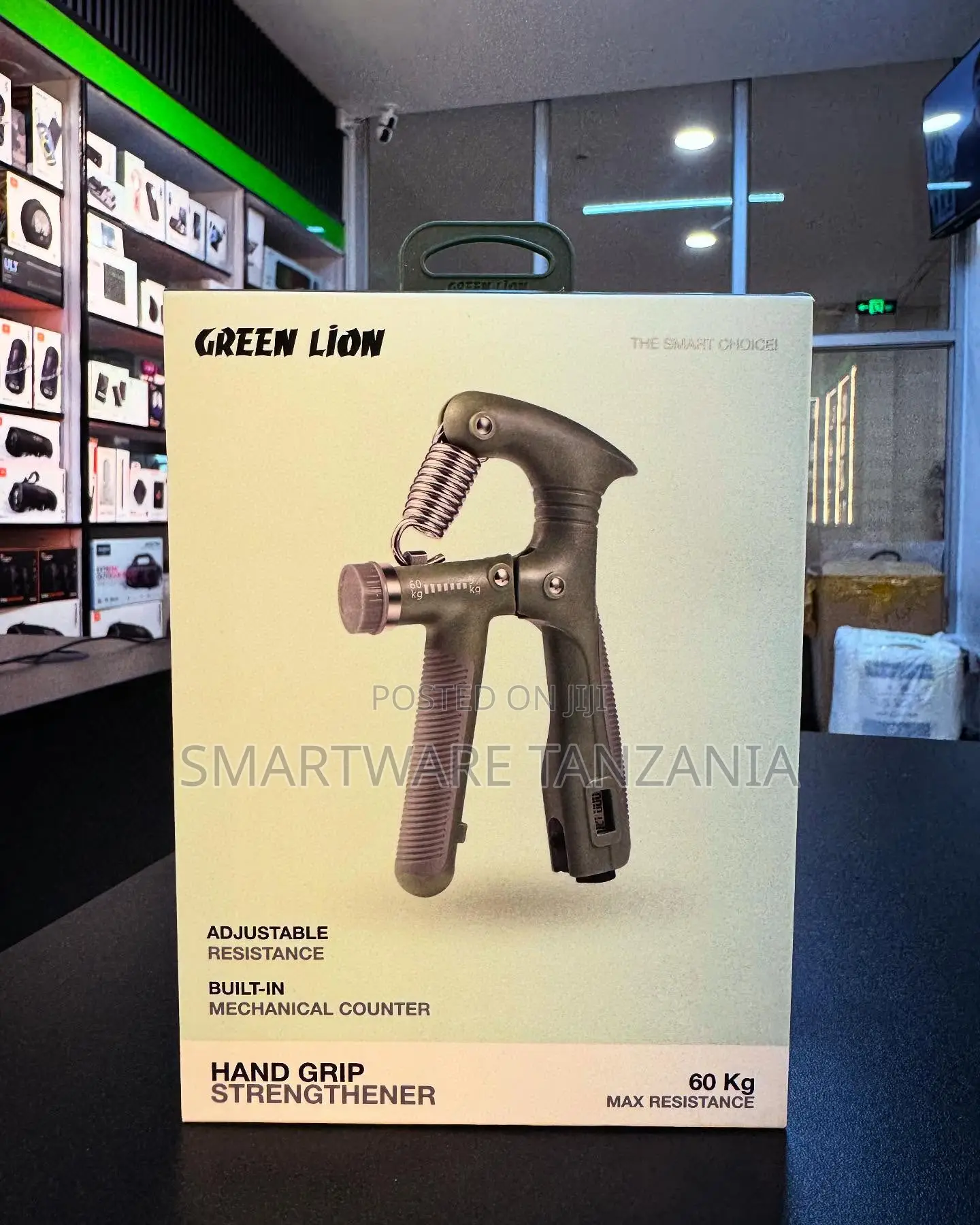 Green Lion Hand Grip Strengthener 60 Kg Max Adjustable Resistance