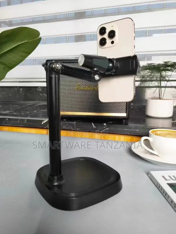 Porodo Lfs052 Multi-Angle Desktop Phone Stand Adjustable Arm Holder