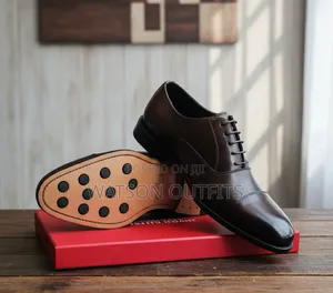 Men's Shoes or Viatu Vya Ngozi Vya Rangi Mbili