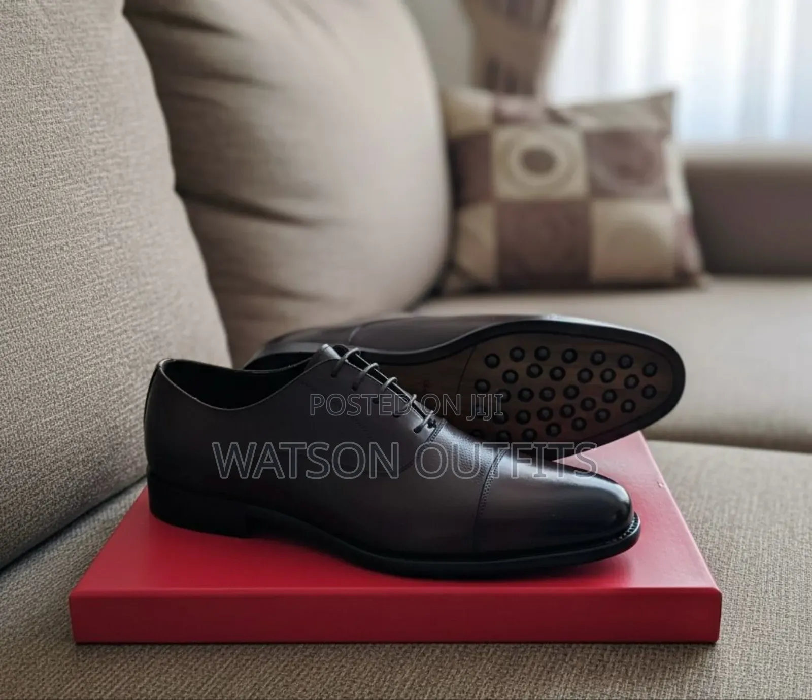 Men's Shoes or Viatu Vya Ngozi Vya Rangi Mbili