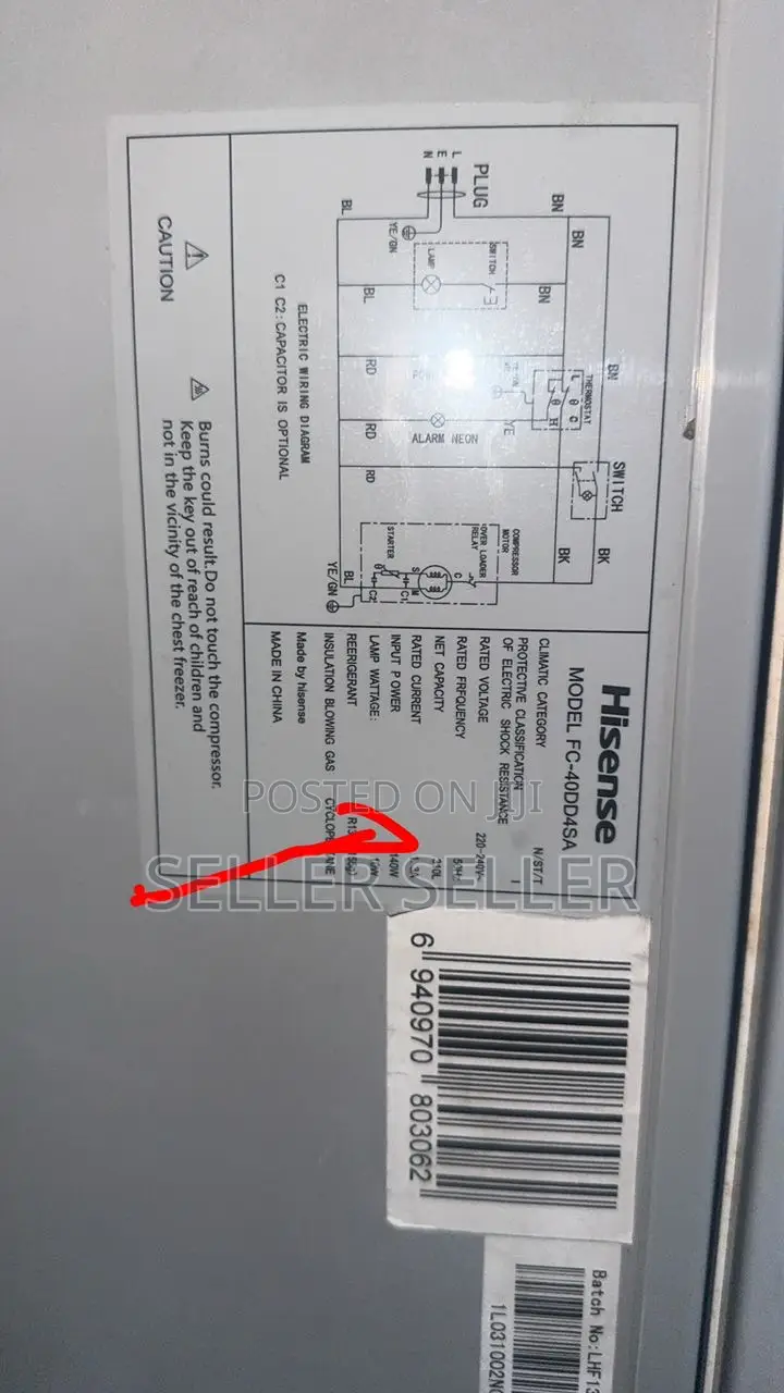 Hisense Freezer