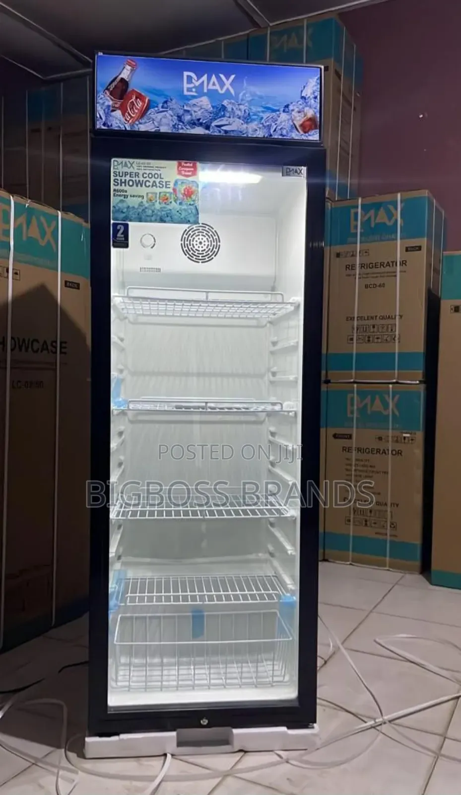 Pmax Showcase Fridge 250 Liters