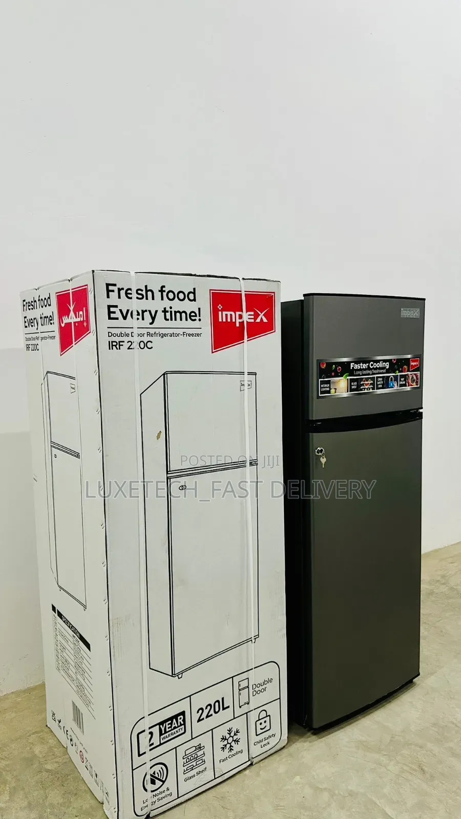 Impex Refrigerator 210 Liters