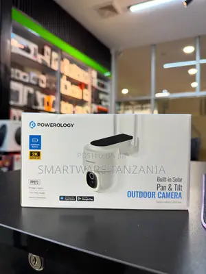 Powerology Solar Pan Tilt Camera Night Vision Audio Pp073