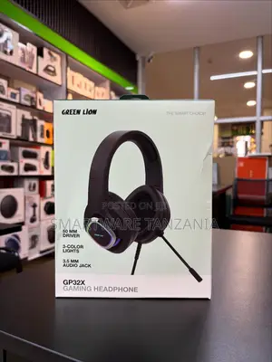 Green Lion Gp32x Gaming Headphone 50mm Driver 3 Color RGB Lights