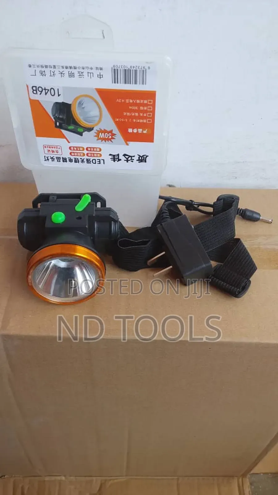 Led Headlight 50w Black
