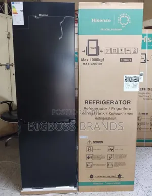 Hisense Fridge 269 Liters Rb1n265sebn
Black Color