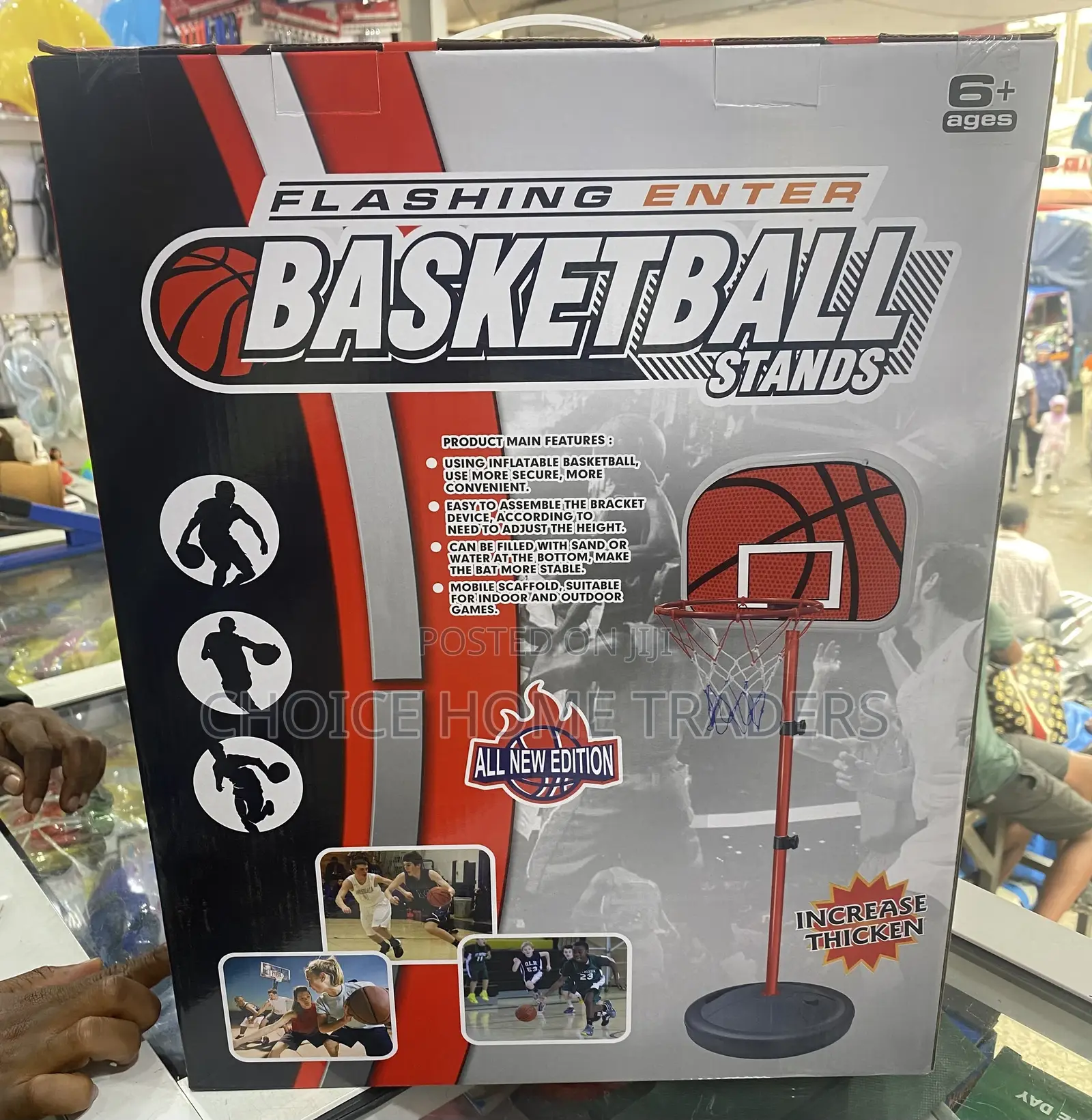 Kid Basketball Ball Stand