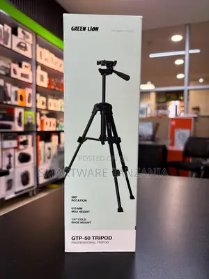 Green Lion GTP-50 Professional Tripod 610mm 360 Rotation Cold Shoe