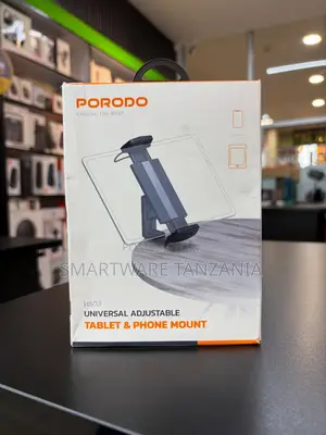 Porodo Universal Adjustable Tablet Phone Mount Hs03 Flexible