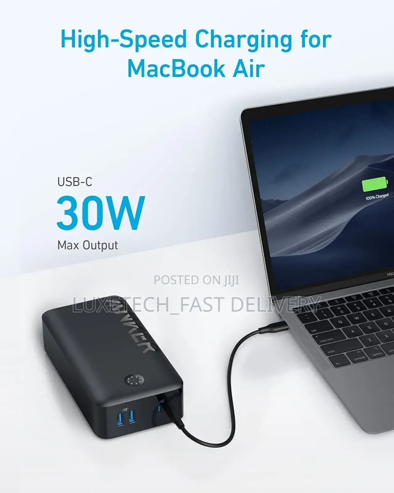Anker Power Bank (40,000mah, 30w)
