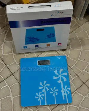 Elegant Blue Digital Scale – 180kg Capacity With Smart Features